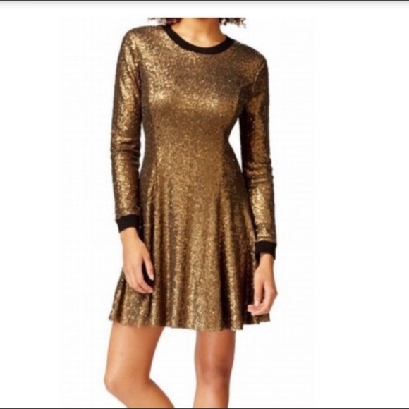 RACHEL Rachel Roy Dresses & Skirts - RACHEL Rachel Roy sequins show your love copper dress NWT size 4